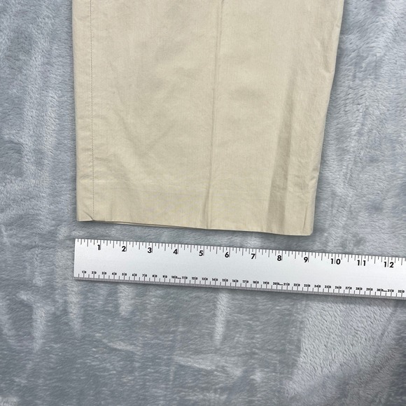 Banana Republic Dress Chino Pants Men 32x30 Tan Mid Rise Flat Front Straight Leg - Picture 8 of 8